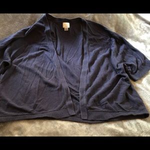 🌺A New Day Navy Open Draped Cardigan🌺